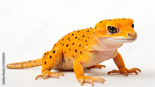 Tangerine orange leopard gecko