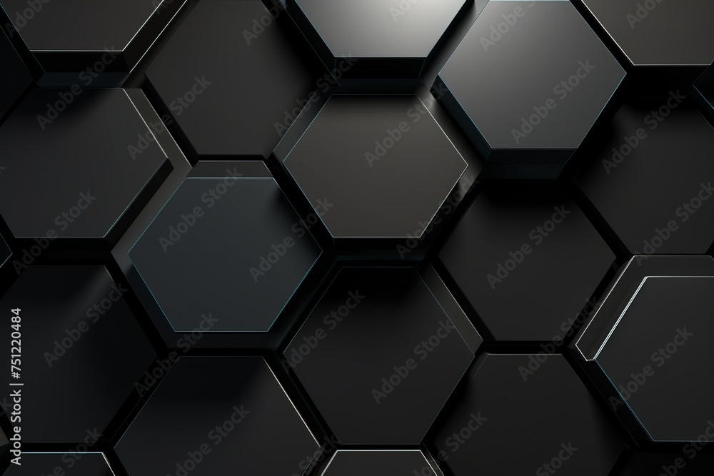 Urban-Inspired Geometric Design With Hexagons Creating a Contemporary and Stylish Background, Generative AI Urban-Inspired Geometric Design With Hexagons Creating a Contemporary and Stylish Background, Generative AI