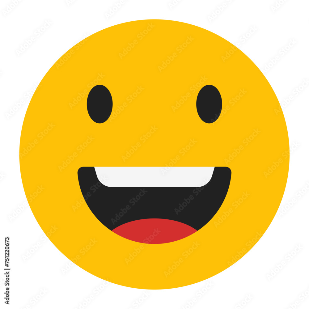 Fototapeta premium happy face icon 