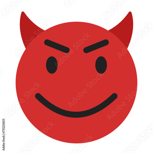 red devil face icon 