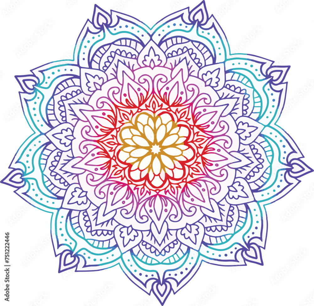 Mandala background drawn Mandala background drawn