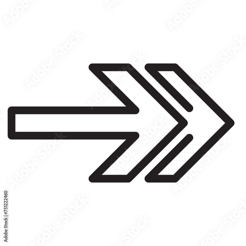 Illustration of arrow, Modern simple arrow, Button, Cursor