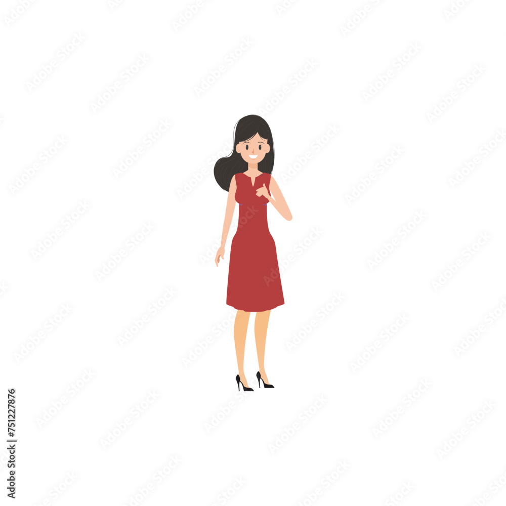 vector mother's day mother with pose people