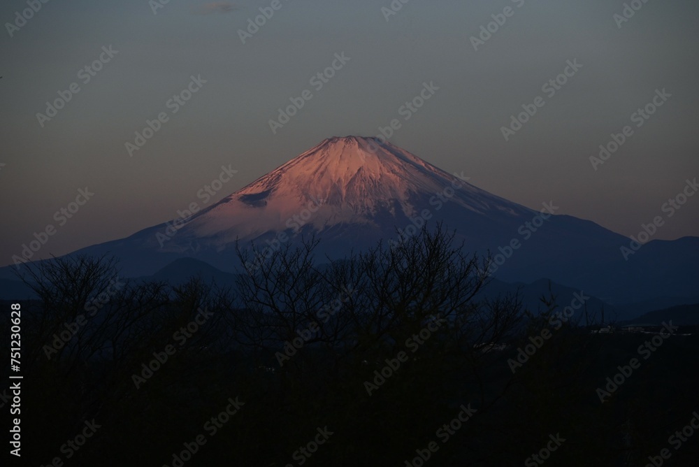 Various scenes of Mt. Fuji. Japan's famous mountain, Mt. Fuji, is a wonderful mountain that shows various expressions depending on the time of day and season.