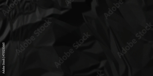 Dark black crumpled paper background texture pattern overlay. wrinkled high resolution arts craft and Seamless white crumpled paper. 