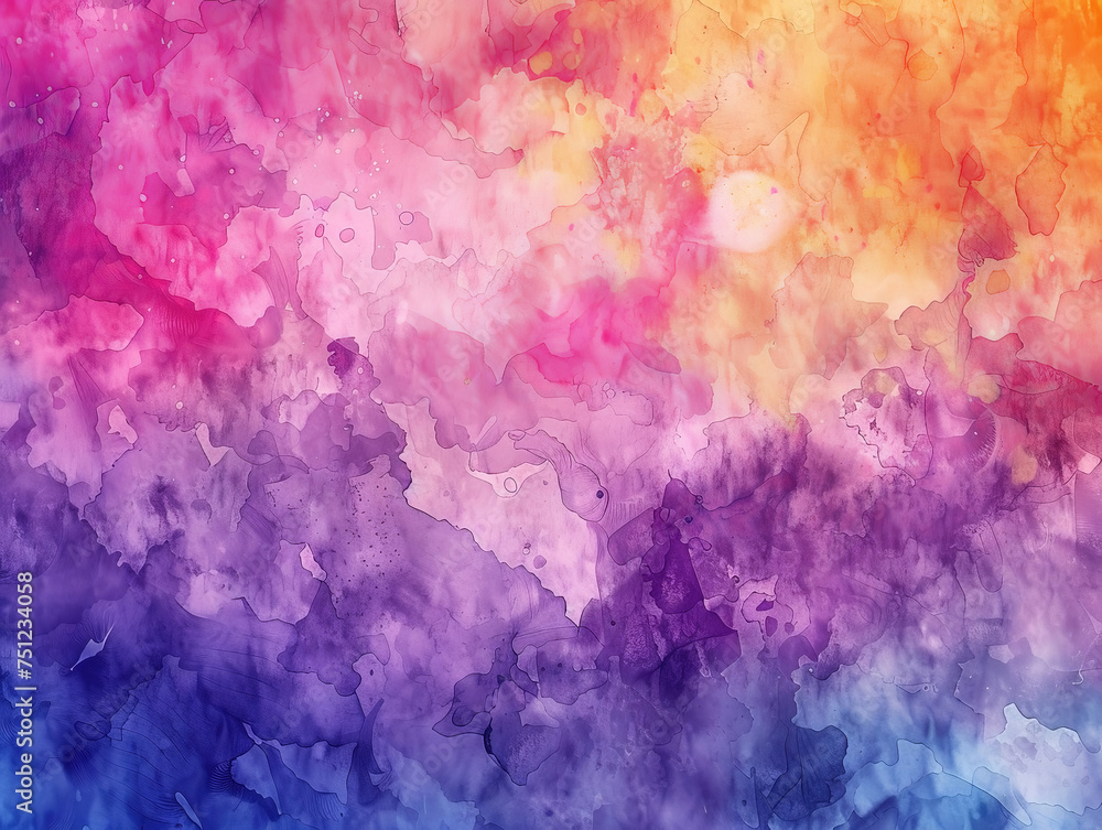 Fototapeta premium Abstract Colorful Watercolor