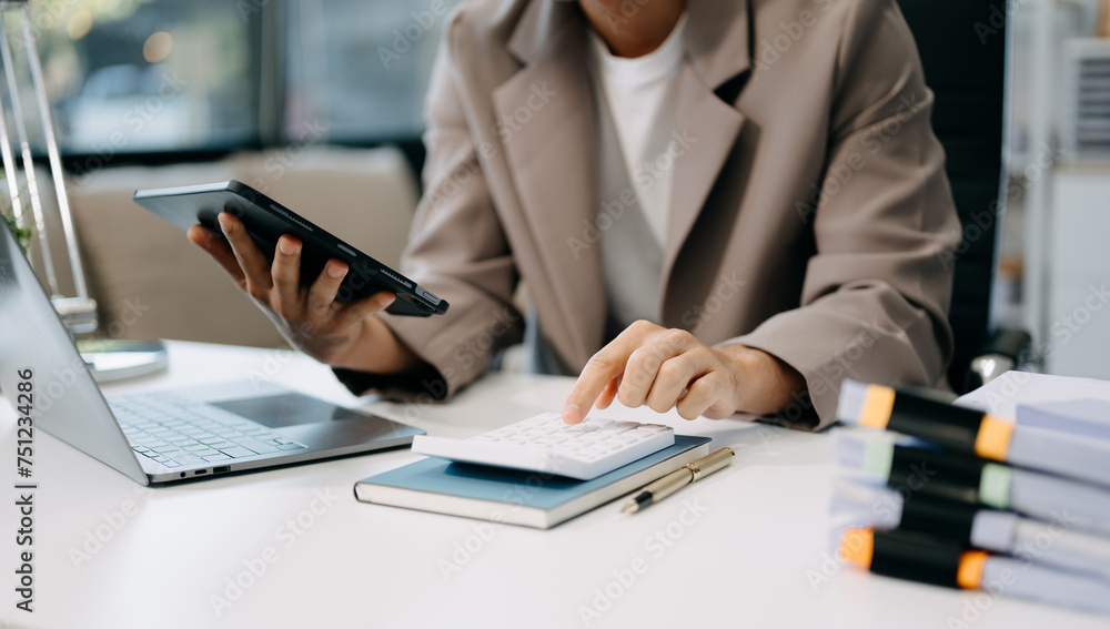 Business accountant or financial expert analyze business report graph and finance chart. banking business and stock market Business accountant or financial expert analyze business report graph and finance chart. banking business and stock market