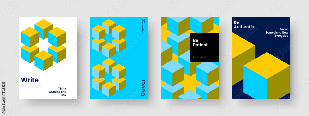 Isolated Brochure Design. Geometric Book Cover Template. Modern Banner Layout. Report. Flyer. Poster. Business Presentation. Background. Magazine. Notebook. Handbill. Portfolio. Advertising