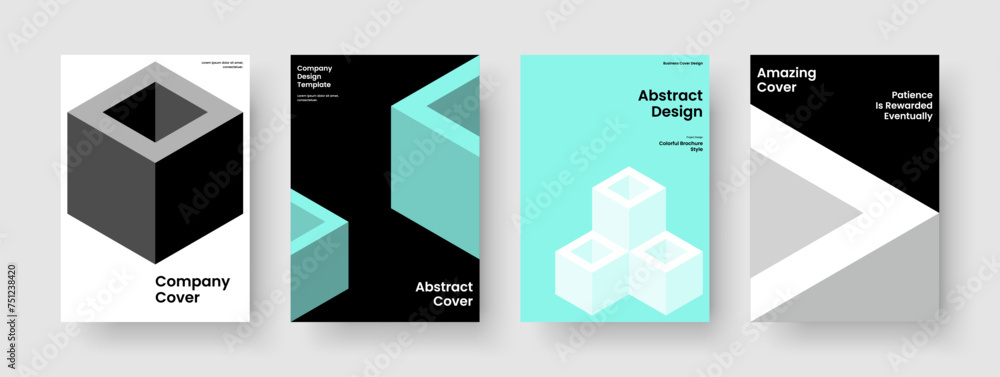 Geometric Report Template. Abstract Book Cover Design. Isolated Poster Layout. Business Presentation. Background. Brochure. Flyer. Banner. Pamphlet. Notebook. Catalog. Advertising. Handbill