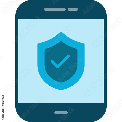 Insurance icons flat