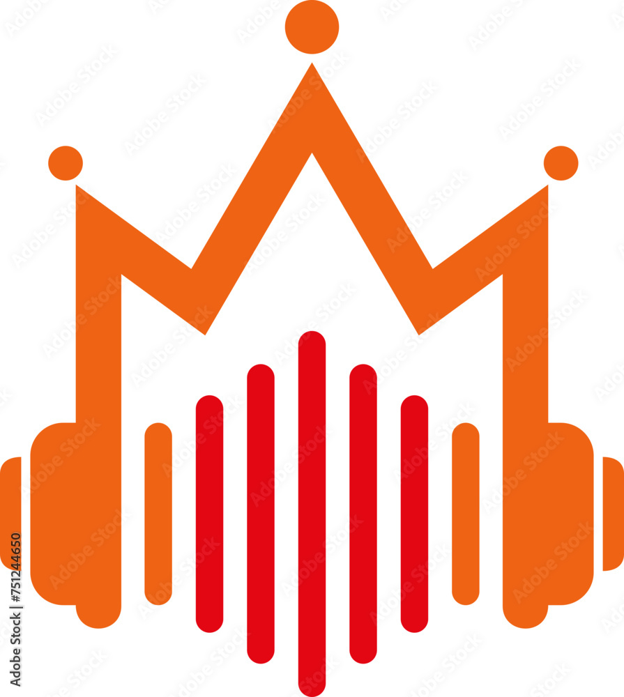 music king vector template logo design music king vector template logo design