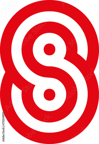 syns s vector template logo design