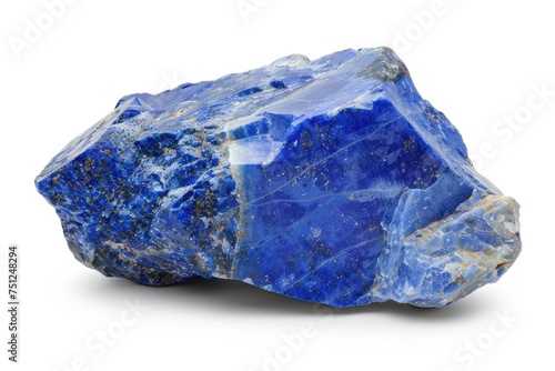 Lapis Lazuli Gemstone Isolated on Transparent Background