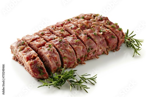 Delicious Meatloaf Isolated on Transparent Background
