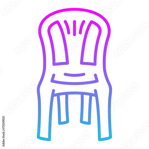 Plastic Chair Icon