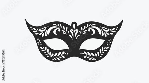 black and white mask