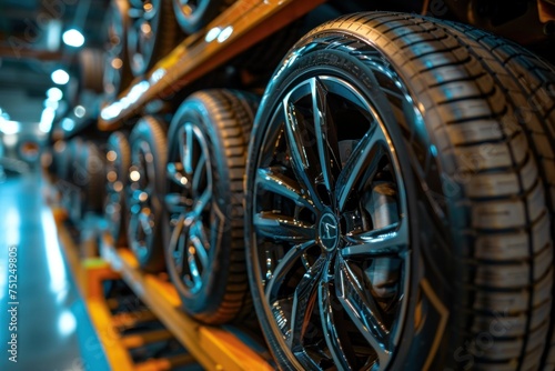 Wide selection of high-quality tires available for purchase at a reputable store © Jam