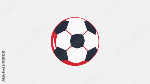 Soccer ball icon vector filled flat sign solid 