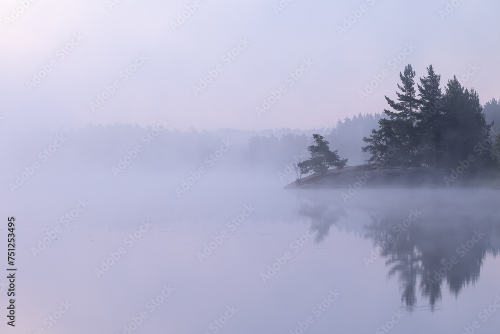 An island amidst the fog An island amidst the fog
