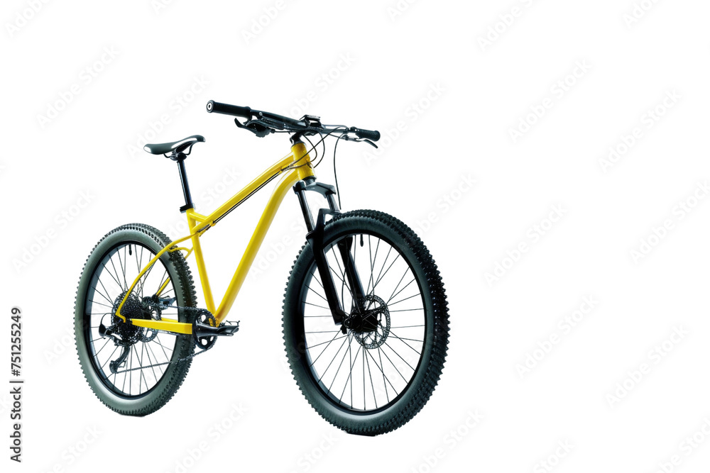 The Vibrant Yellow 29er Isolated On Transparent Background