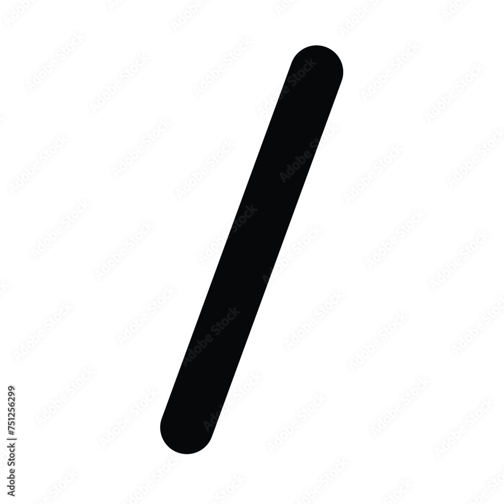 Forward Slash Vector Illustration Forward Slash Vector Illustration
