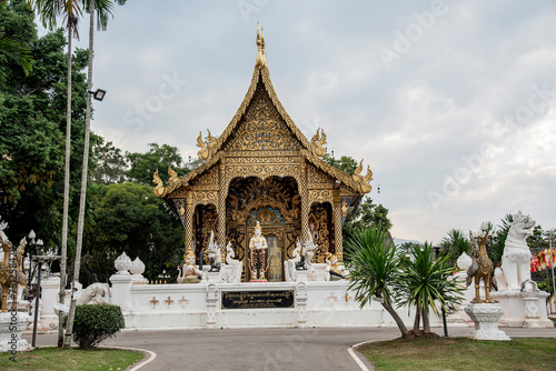 Wat Pa Dara Phirom Phra Chulamani Si Borommathat (Ho Kaeo) Interior, Rim Tai, Mae Rim, Chiang Mai, Thailand © Herotozero