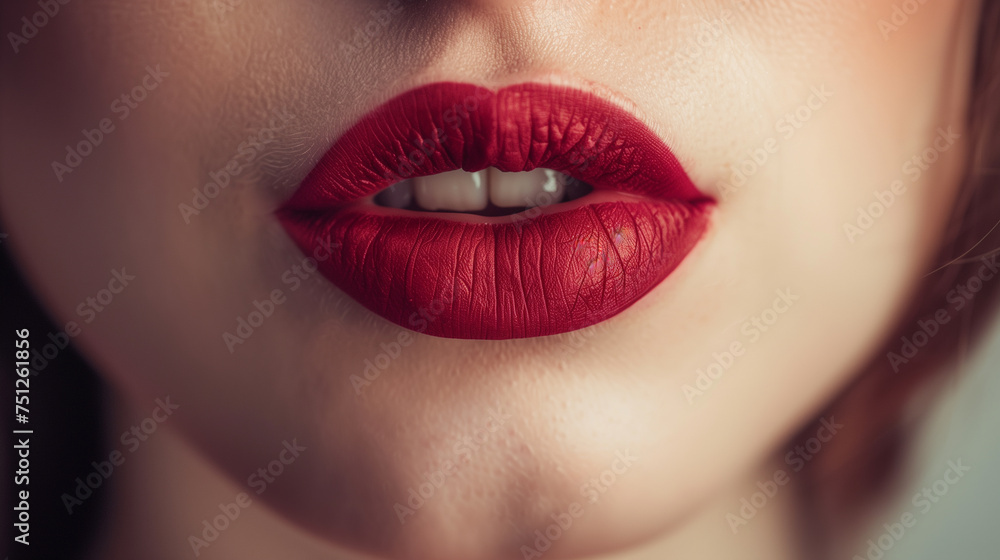 Fototapeta premium 女性の唇 ビューティイメージ