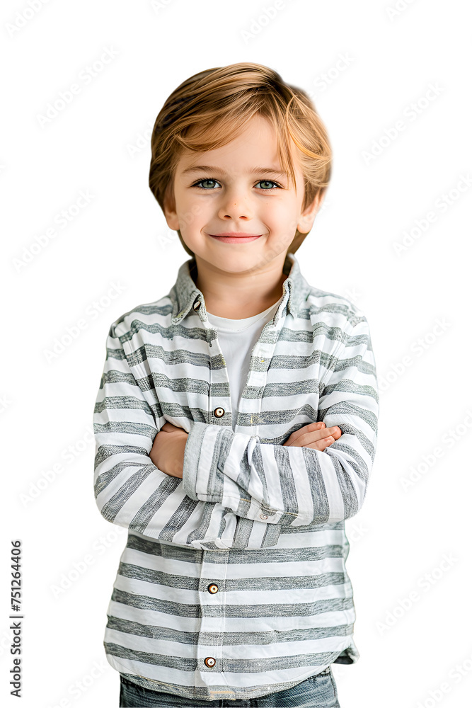 Portrait of a smiling child isolated on white Portrait of a smiling child isolated on white