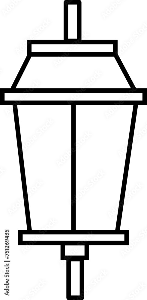 Garden Lamp Icon Garden Lamp Icon