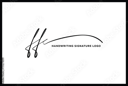 FF initials Handwriting signature logo. FF Hand drawn Calligraphy lettering Vector. FF letter real estate, beauty, photography letter logo design.