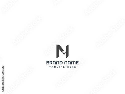 modern business letter logo design