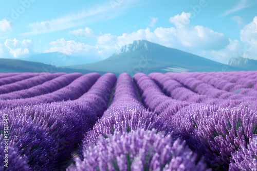 Lavender field in Valensole, Provence France.