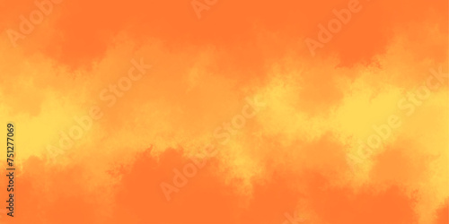 Orange liquid smoke rising abstract watercolor empty space realistic fog or mist vector desing isolated cloud vapour ethereal blurred photo powder and smoke.mist or smog. 