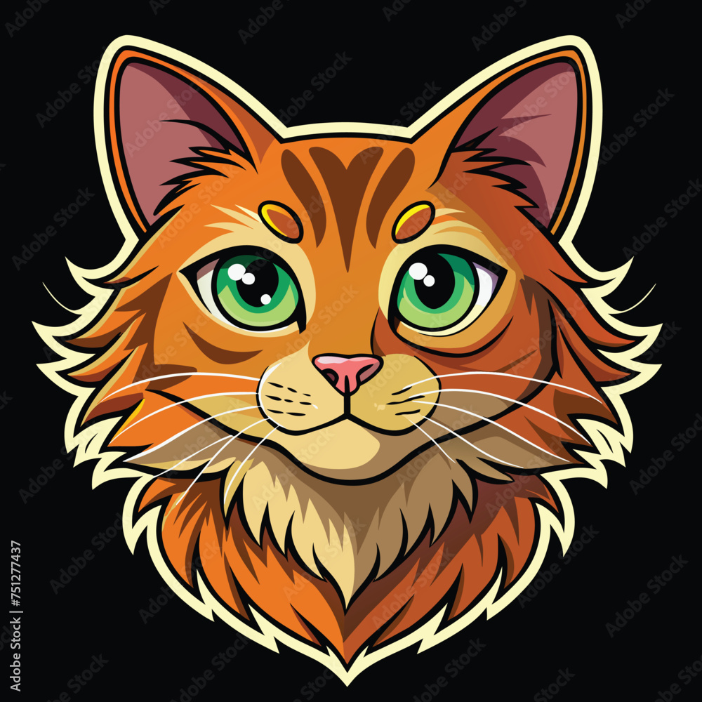 Illustration of a cat