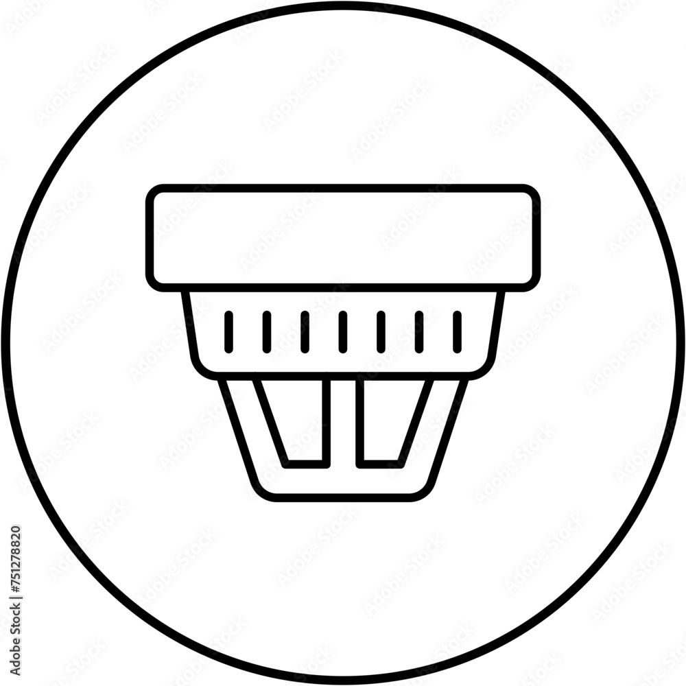 Fire Sensor Icon Fire Sensor Icon