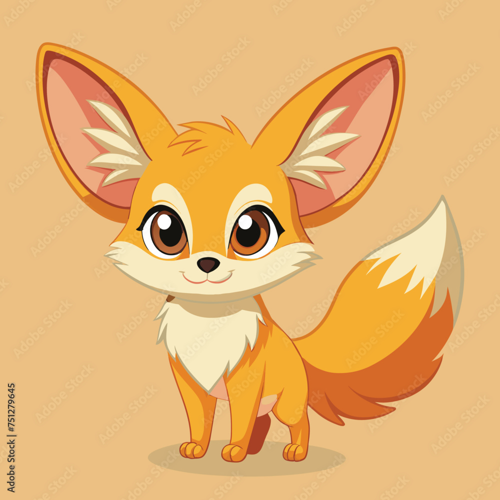 Obraz premium Illustration of a fox