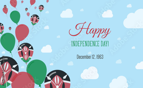 Kenya Independence Day Sparkling Patriotic