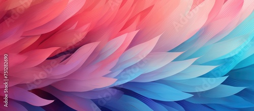 This close-up view showcases a variety of colorful feathers neatly arranged on a wall, creating a stunning abstract texture. The feathers display vibrant hues and intricate patterns, adding a pop of
