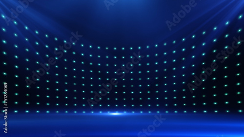 Blue stage background