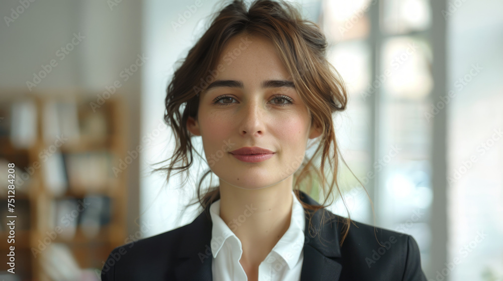 Woman in Business Suit Leading Corporate Training Session. Professional Leadership Woman in Business Suit Leading Corporate Training Session. Professional Leadership
