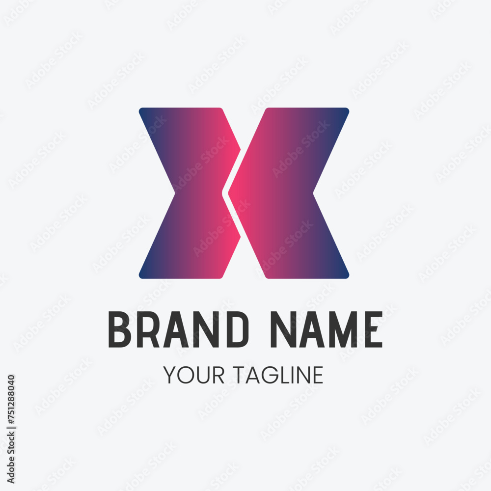Letter X Logo Design vector template. Monogram modern Logotype concept icon. vector Letter X Logo Design vector template. Monogram modern Logotype concept icon. vector