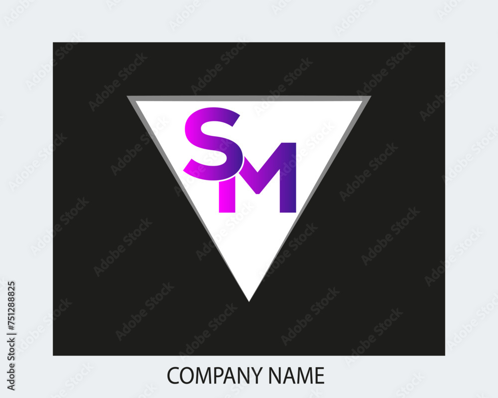 SM logo.SM abstract.SM latter vector Design.SM Monogram logo design .company logo SM logo.SM abstract.SM latter vector Design.SM Monogram logo design .company logo
