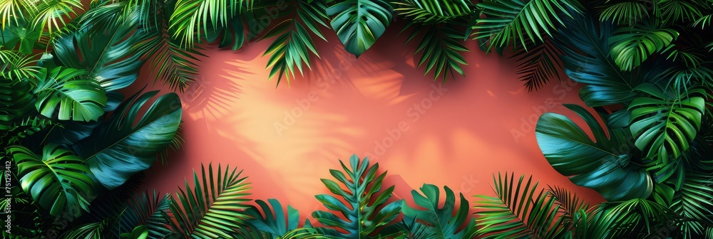 Tropical Palm Leaves Above Flat Lay, HD, Background Wallpaper, Desktop Wallpaper Tropical Palm Leaves Above Flat Lay, HD, Background Wallpaper, Desktop Wallpaper