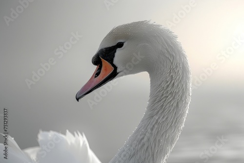 award winning photography of a swan
