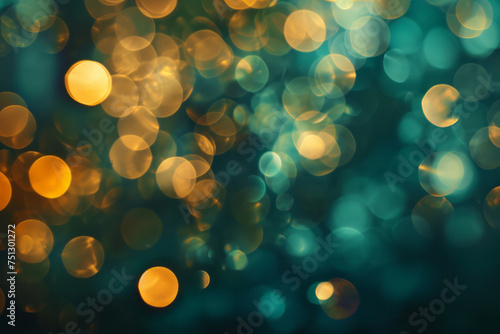 A blur of green and yellow colors creating a vibrant background