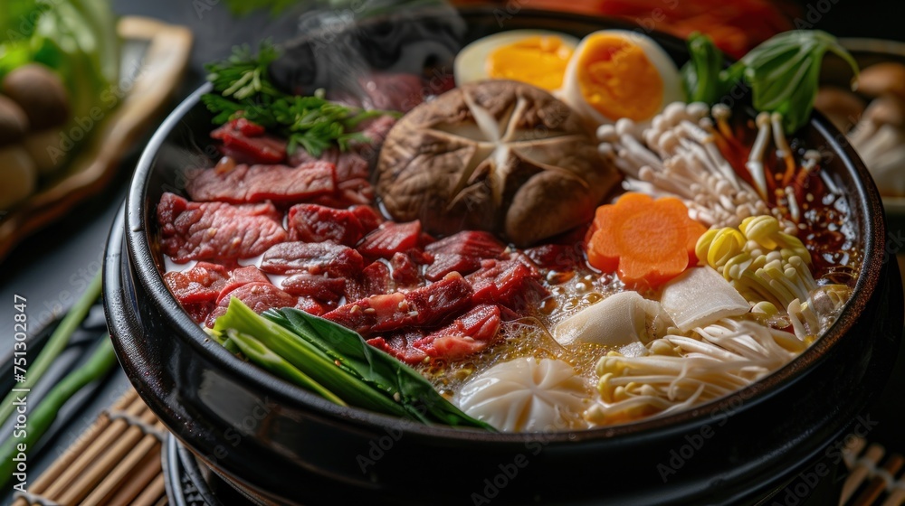 Sukiyaki (Japanese beef hot pot)