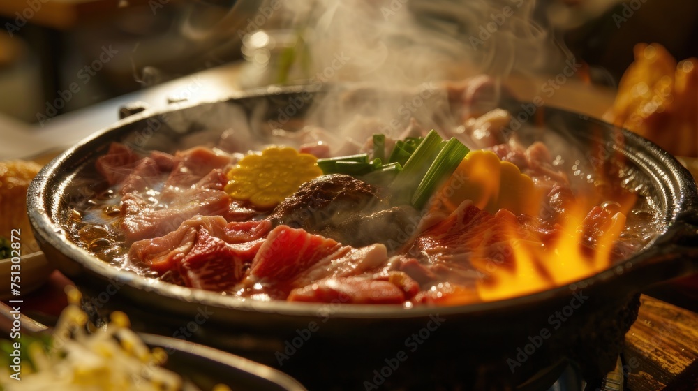 Sukiyaki (Japanese beef hot pot)