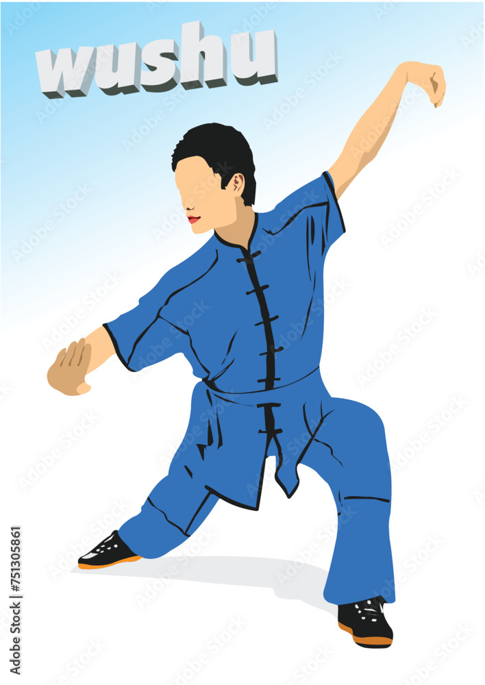Oriental combat sports. Wushu.