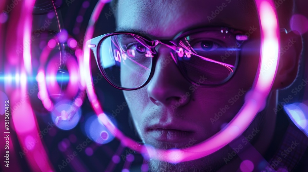 Internet and network technology business concepts Young Entrepreneur Showing Keyword: Lead Generation with Neon Lights Internet and network technology business concepts Young Entrepreneur Showing Keyword: Lead Generation with Neon Lights