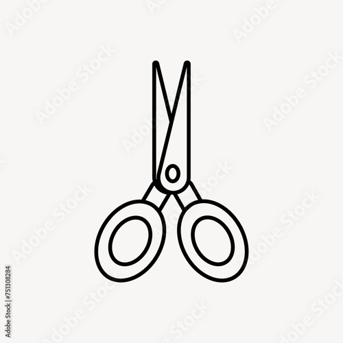 School scissors icon.